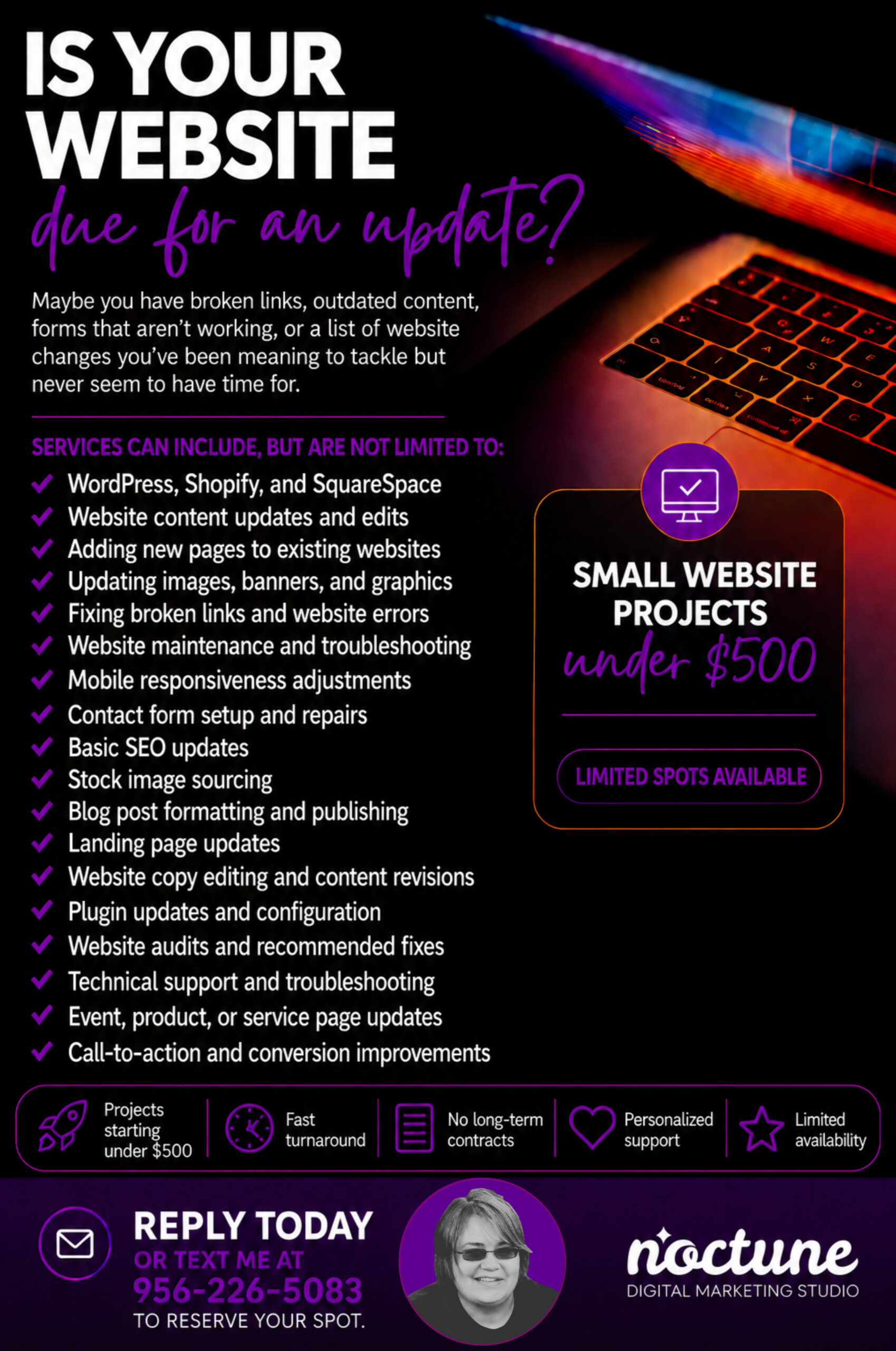 affordable small website updates, cheap high quality website design work, web design, digital marketing